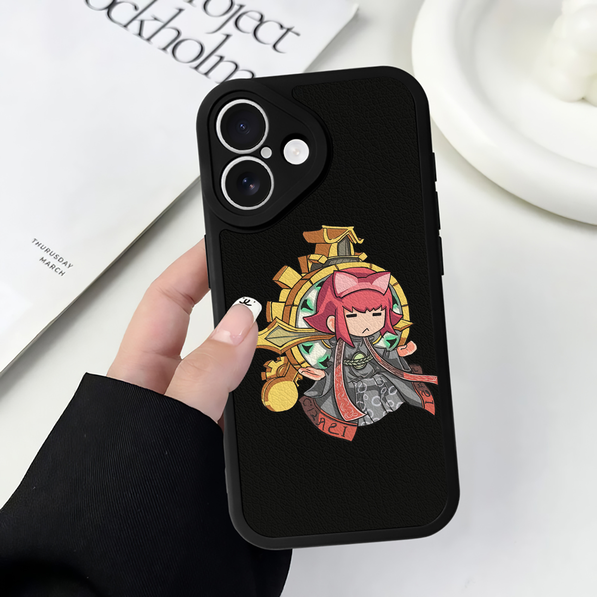 リーグ・オブ・レジェンド League of Legends LOL 【iPhone 16シリーズ対応】シリコンスマホケース（レザー調） 材質：シリコン